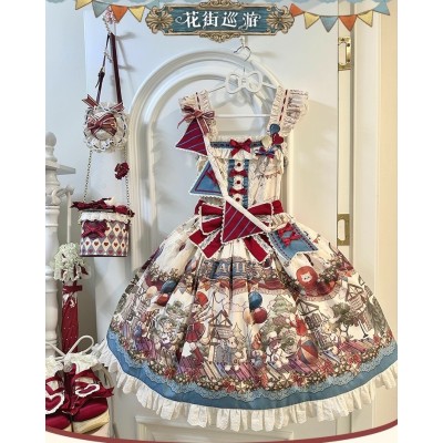 Urtto Flower Street Parade Blouse and JSK(Pre-Order/Full Payment Without Shipping)